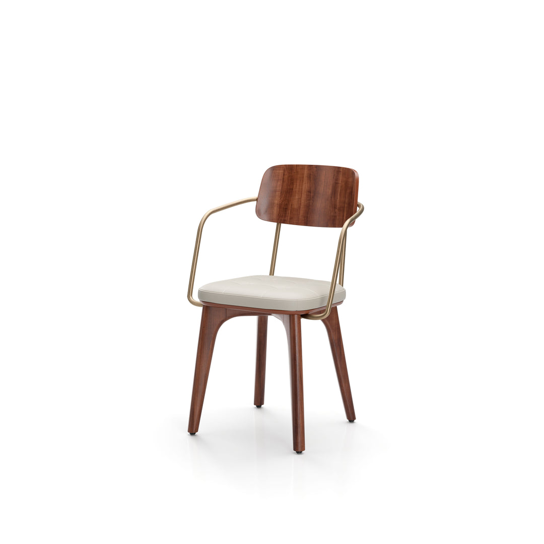 Utility Dining Armchair Wood