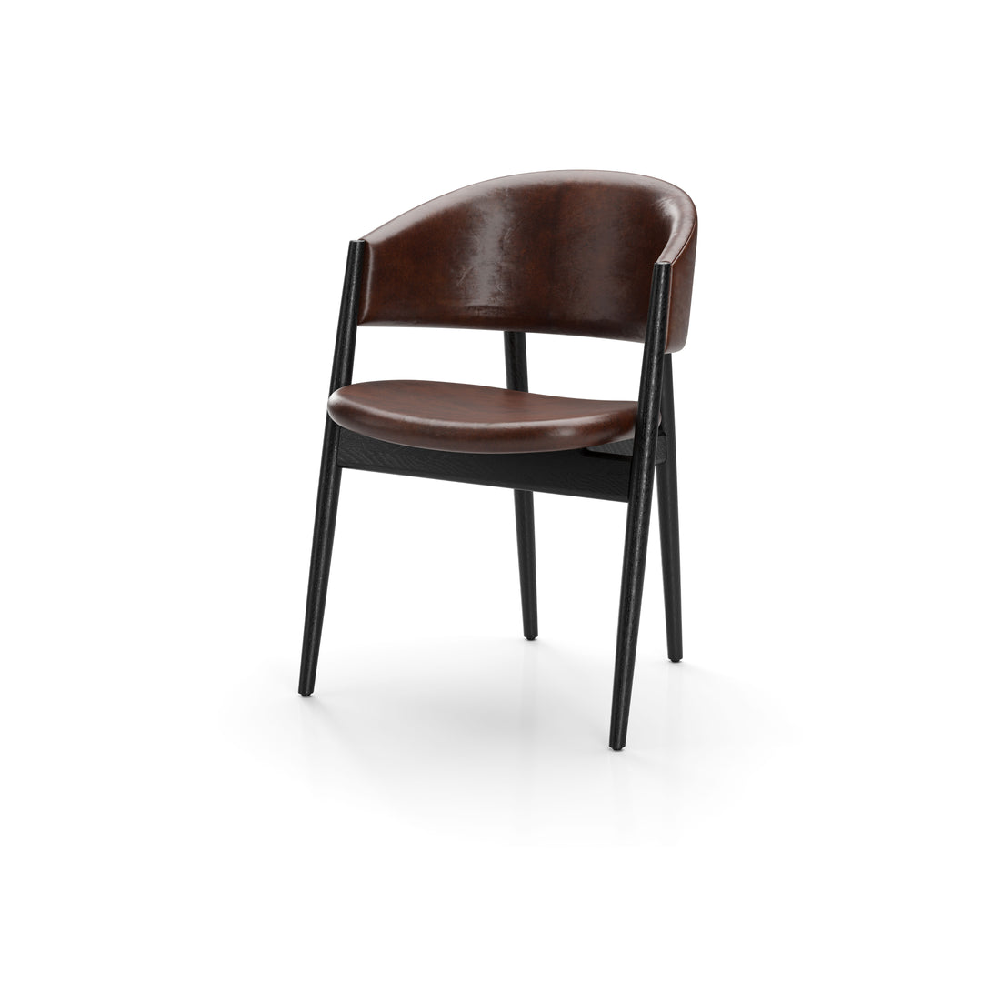 Ougi Dining Chair Half Back