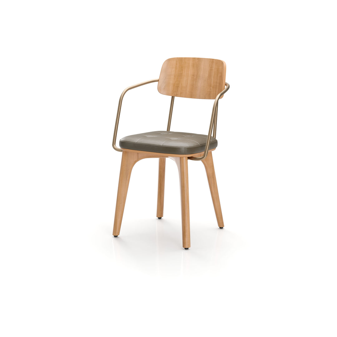 Utility Dining Armchair Wood