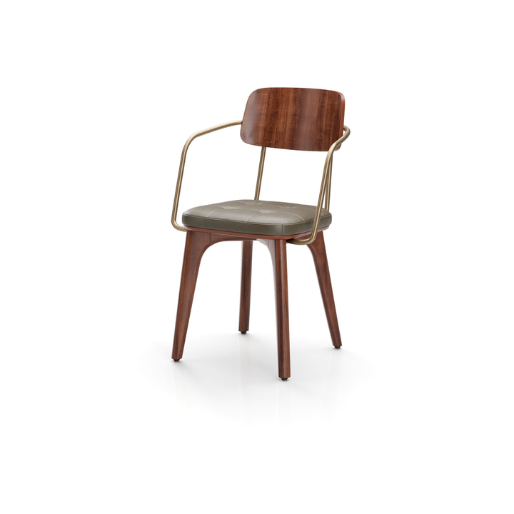 Utility Dining Armchair Wood