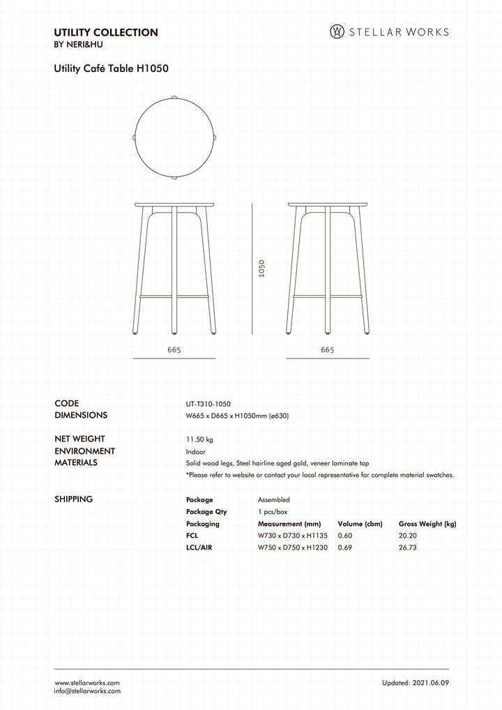 Utility Cafe Table