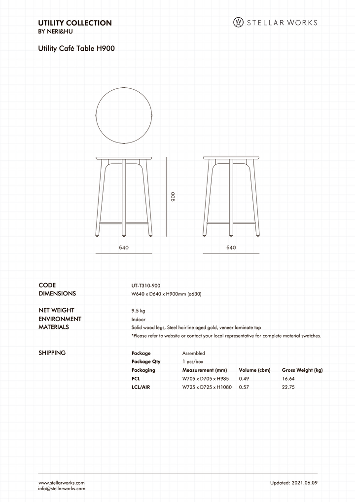 Utility Cafe Table